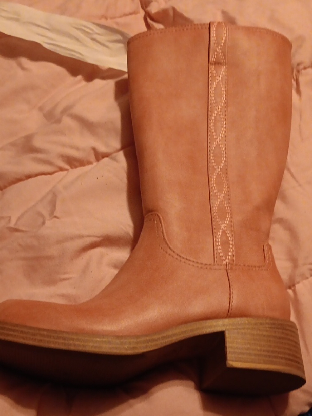 Time and Tru  Mid-Calf Heeled Boot